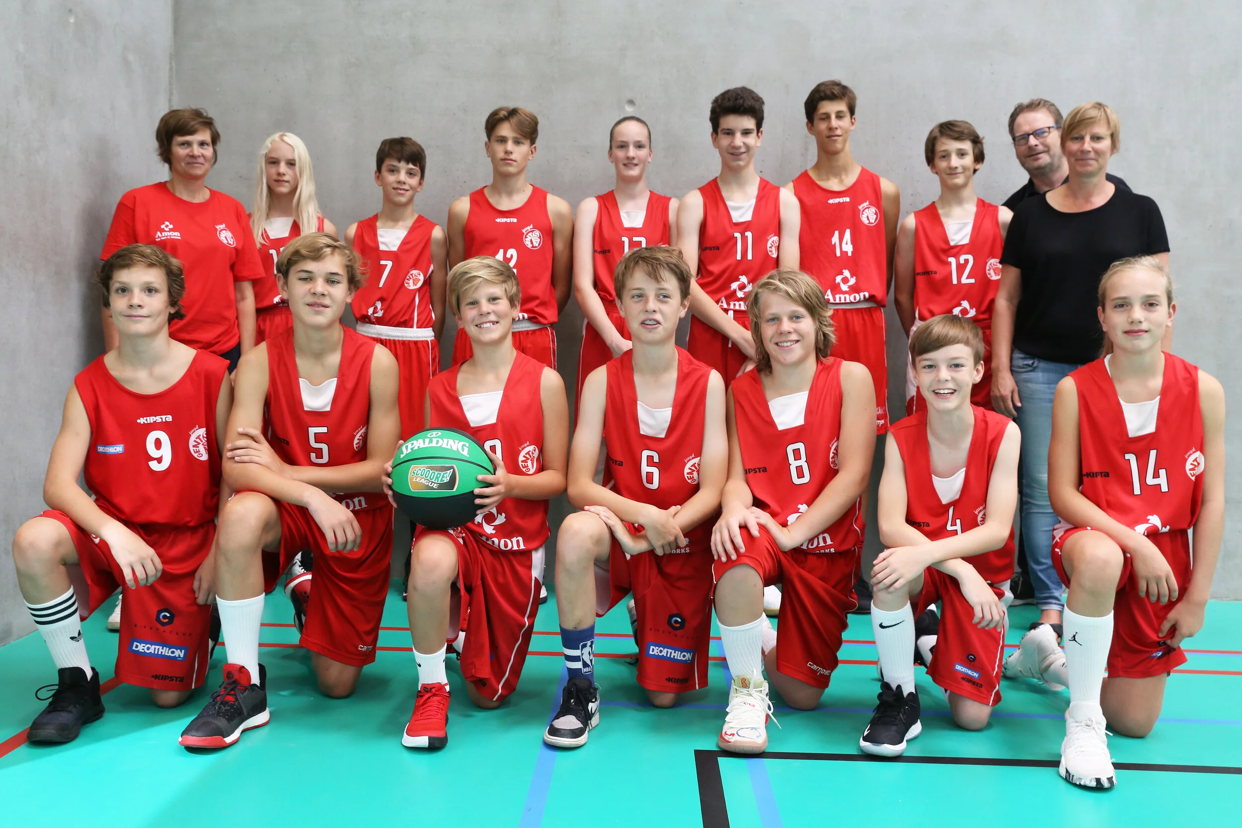 Amon Jeugd Gentson U14A spelen finale Beker van Vlaanderen tegen Antwerp Giants.