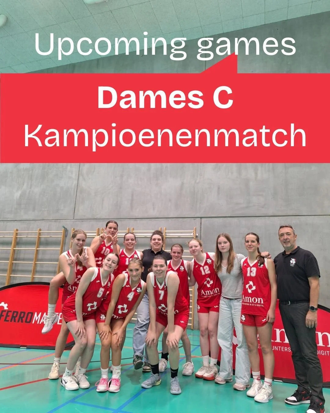 Zaterdag 21 maart maken onze Dames C kans om reeds de titel in eerste Provinciale binnen te halen. Reden genoeg dus om vanaf 18:00 voluit te supporteren voor deze jonge talenten! Be there. #gentsononeteam❤️