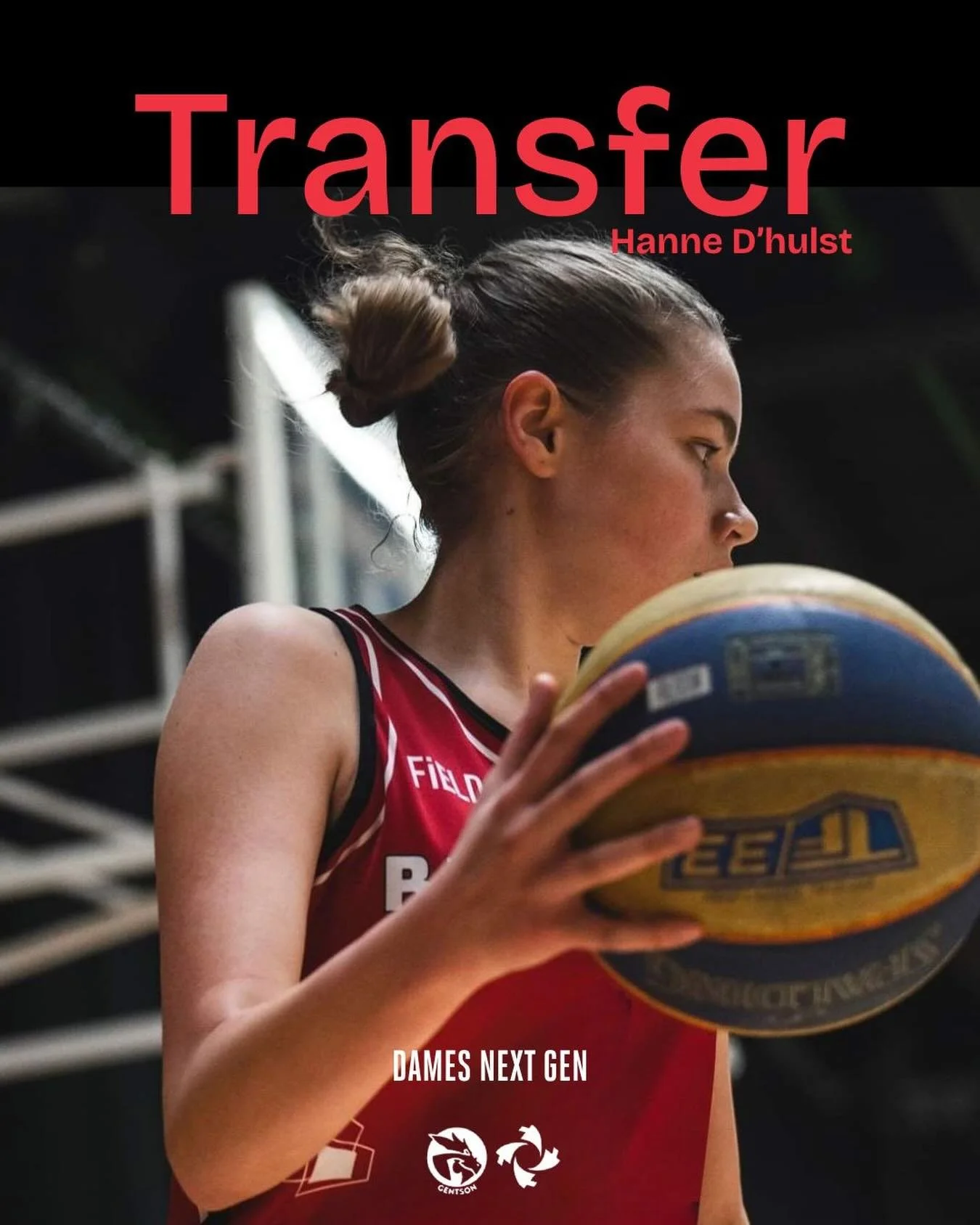 🆕 WELKOM HANNE D&rsquo;HULST! 🆕
Amon Jeugd Gentson verwelkomt een tweede jong talent voor de Dames Next Gen.
Hanne (17) speelt al sinds haar zevende bij Redwolves Houtem &mdash; goed voor tien jaar trouwe dienst. Als speler op de 3/4 positie brengt