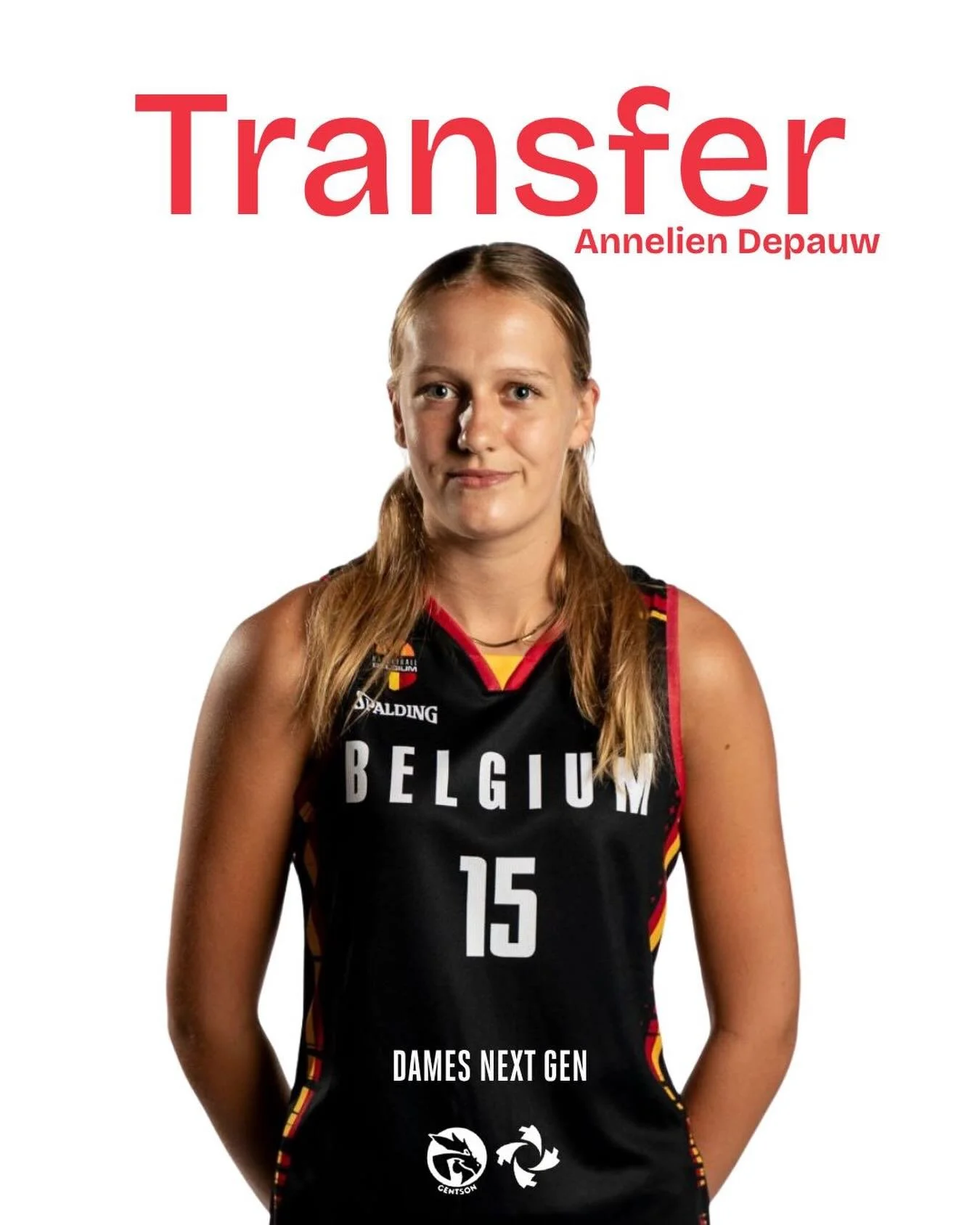🆕 WELKOM ANNELIEN DEPAUW! 🆕
Amon Jeugd Gentson verwelkomt twee talentvolle versterkingen voor de Dames Next Gen!
Annelien begon in 2016 met basketballen bij Laarne, waar ze acht mooie jaren speelde. Daarna volgde een selectie voor de topsportschool
