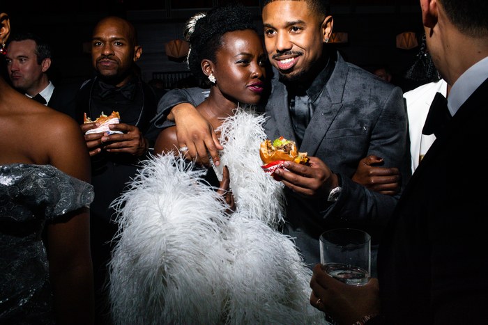 Lupita Nyong'o and Michael B. Jordan. Photo: Landon Nordeman