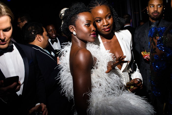 Lupita Nyong'o and Danai Gurira - Image: Landon Nordeman 