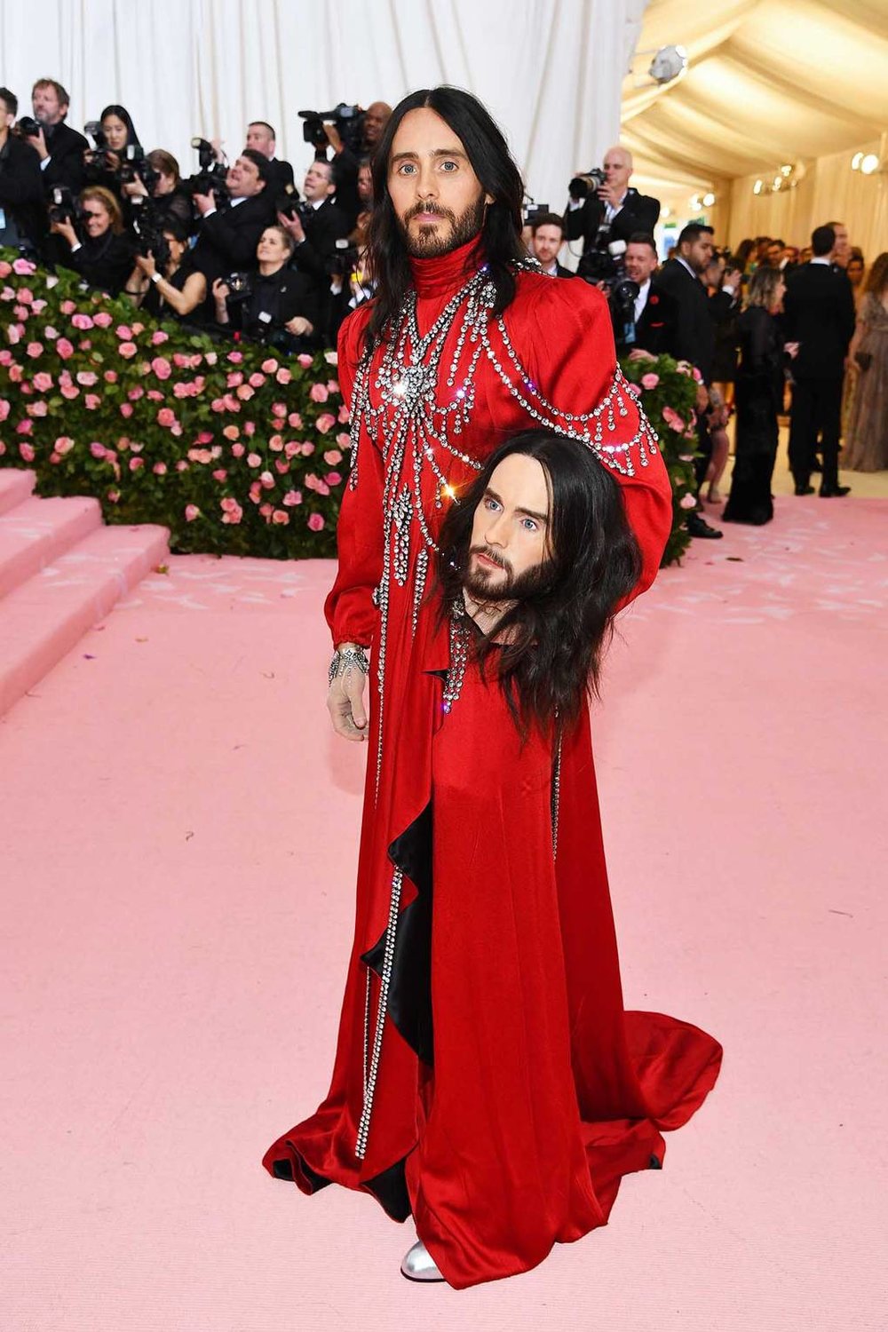 Jared Leto wearing Gucci. GETTY IMAGES