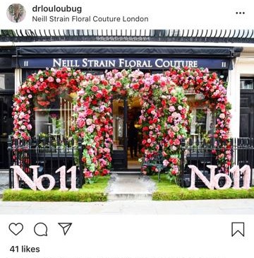 Neil Strain Floral Couture in Belgravia