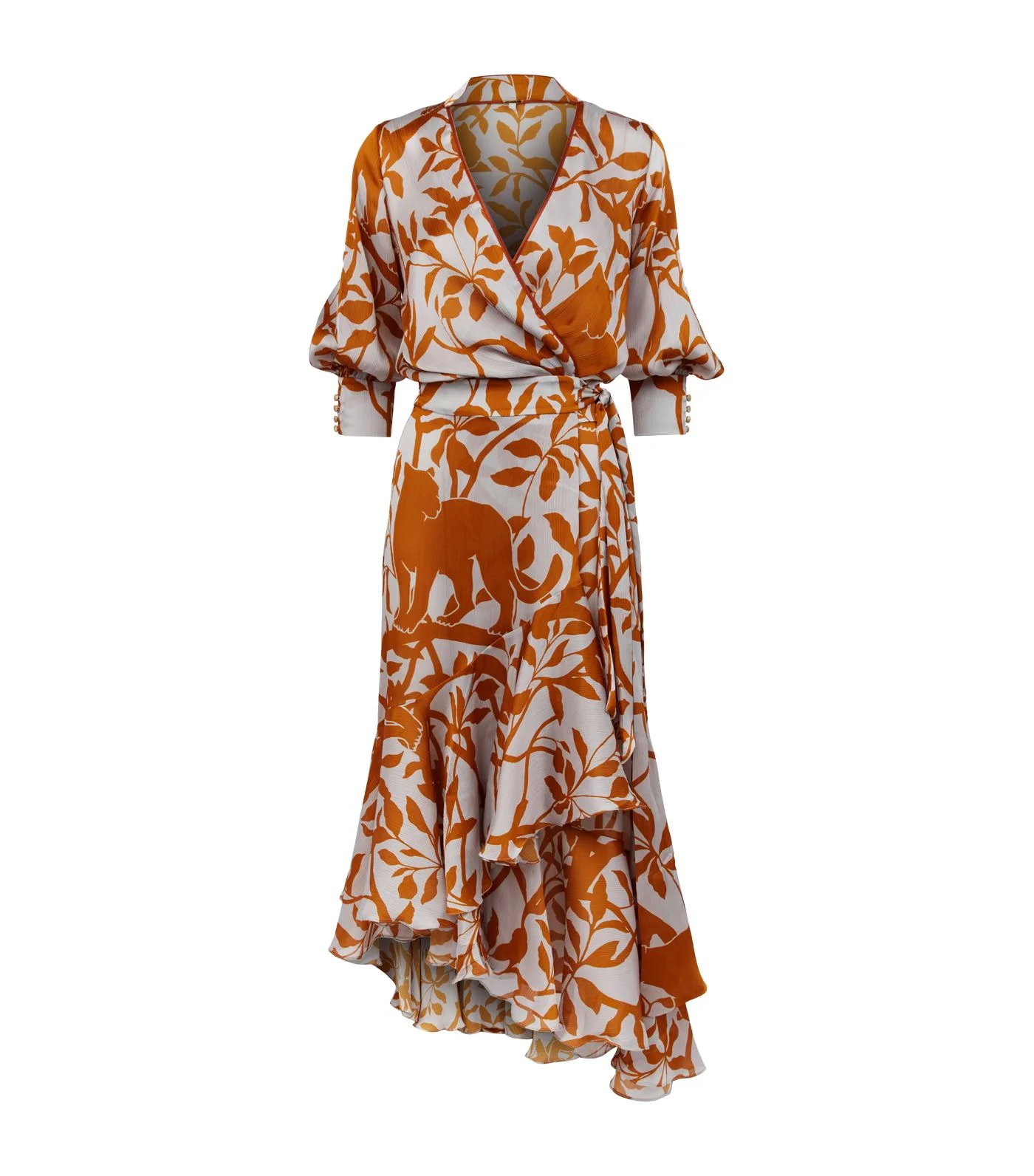 whistles maia sparkle wrap dress