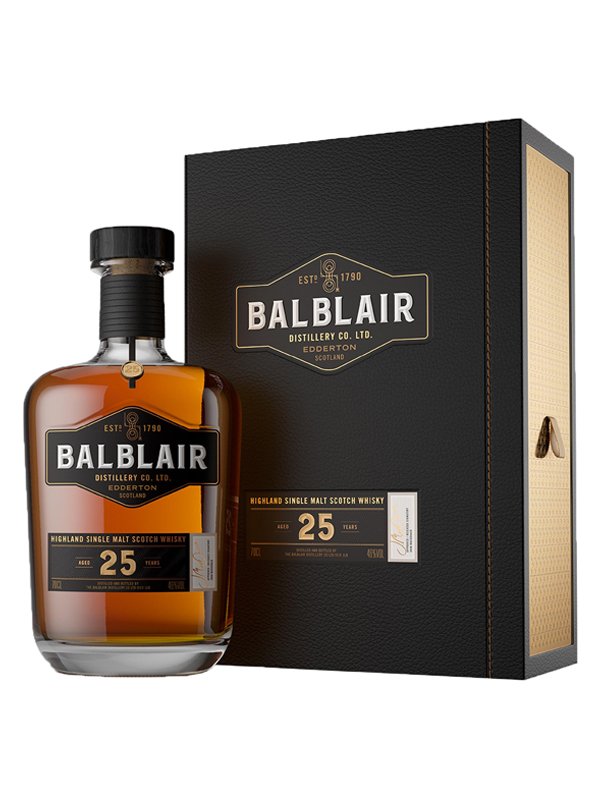BALBLAIR 25 Year Old Single Malt, £500