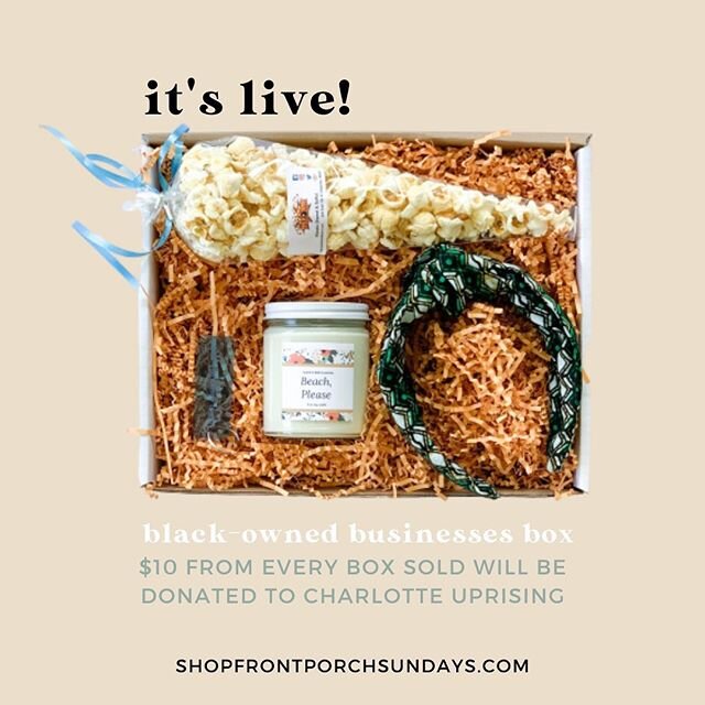 In support of the BIPOC in our community, we&rsquo;ve created a box highlighting some fun summer goods they work hard to create everyday👏 we&rsquo;re selling through this one fast!