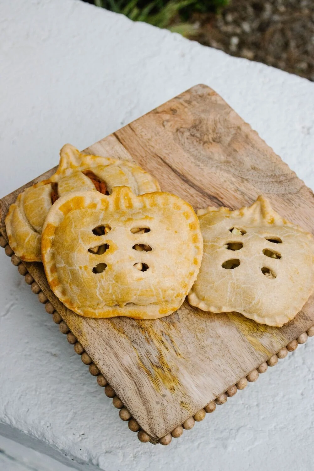 Handmade doggie hand pies