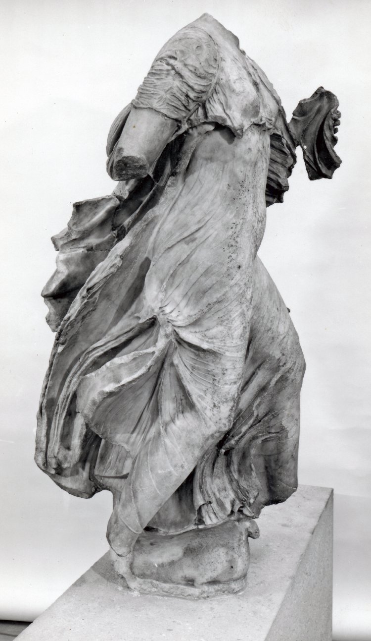 Nereid from the Nereid Monument at The British Museum. Museum number 1848,1020.81