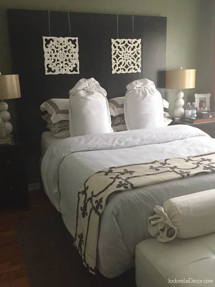 www.JadoreLeDecor.com | For all of the meaningful things that take place in it, the bedroom, seems to be the most forgotten part of the home. Here's some inspiration to get out of that rut. | Bedroom Makeover #springintoactionbloghop | Small space living | Small Bedroom Makeover | Bohemian Bedroom Makeover| Bohemian Glam |#stopandstaredecor