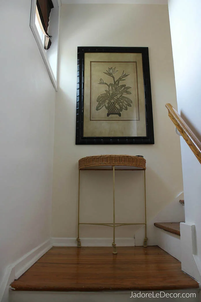 www.JadoreLeDecor.com | One Room Challenge: Revealing a Hidden Gem in the Home See how we transformed this simple hallway into what is now a brilliant gem in our home. | Small Space Makeover | Hallway Refresh