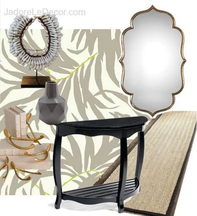 www.JadoreLeDecor.com | One Room Challenge: Revealing a Hidden Gem in the Home See how we transformed this simple hallway into what is now a brilliant gem in our home. | Small Space Makeover | Hallway Refresh