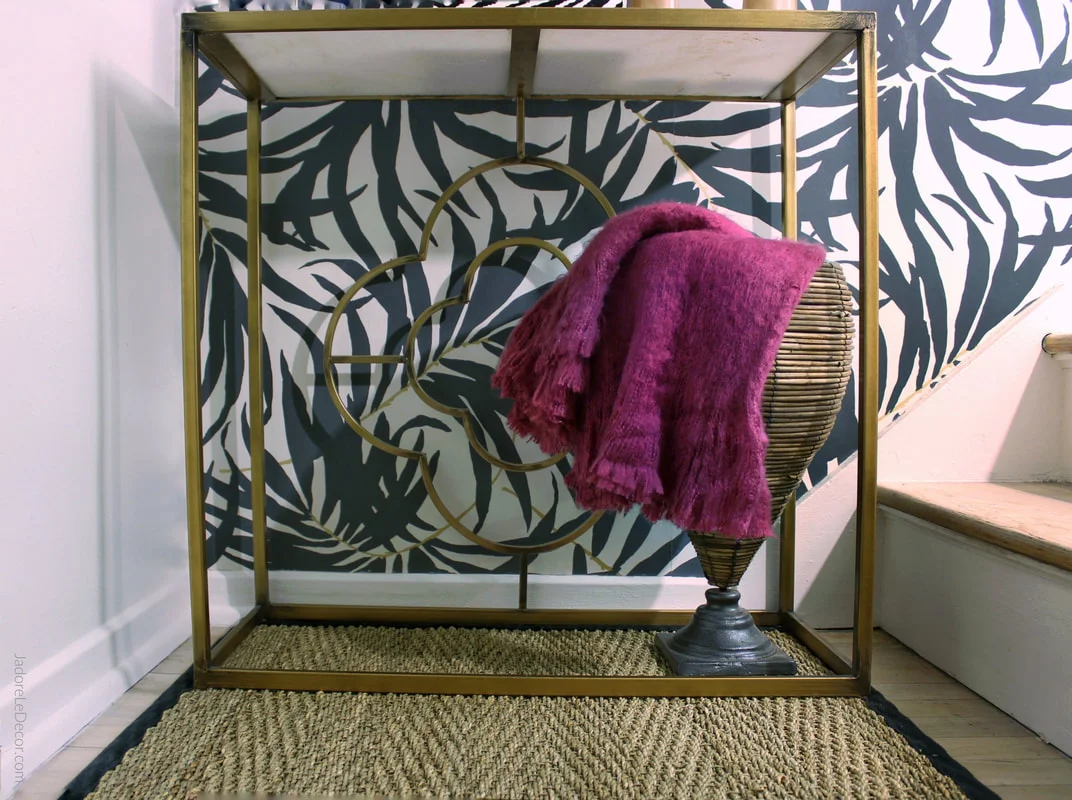 www.JadoreLeDecor.com | One Room Challenge: Revealing a Hidden Gem in the Home See how we transformed this simple hallway into what is now a brilliant gem in our home. | Small Space Makeover | Hallway Refresh