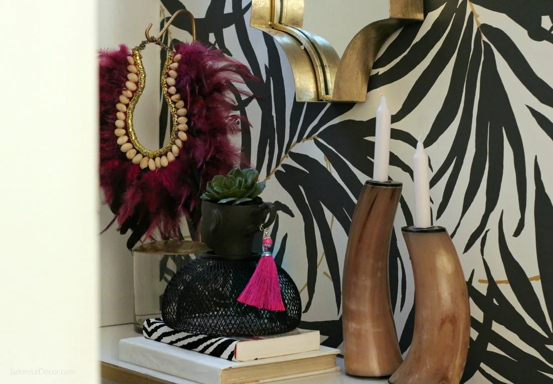 www.JadoreLeDecor.com | One Room Challenge: Revealing a Hidden Gem in the Home See how we transformed this simple hallway into what is now a brilliant gem in our home. | Small Space Makeover | Hallway Refresh