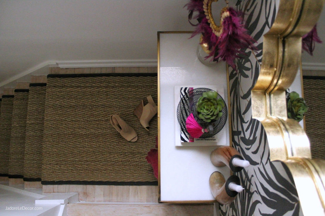 www.JadoreLeDecor.com | One Room Challenge: Revealing a Hidden Gem in the Home See how we transformed this simple hallway into what is now a brilliant gem in our home. | Small Space Makeover | Hallway Refresh