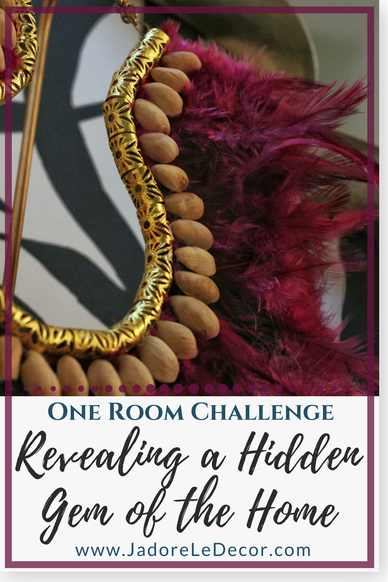 www.JadoreLeDecor.com | One Room Challenge: Revealing a Hidden Gem in the Home See how we transformed this simple hallway into what is now a brilliant gem in our home. | Small Space Makeover | Hallway Refresh