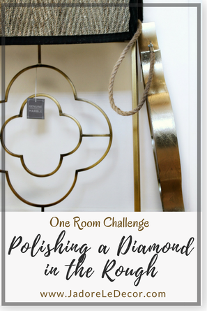www.JadoreLeDecor.com | Hallway Makeover | Crafting | Home Decor | DIY | Small space living
