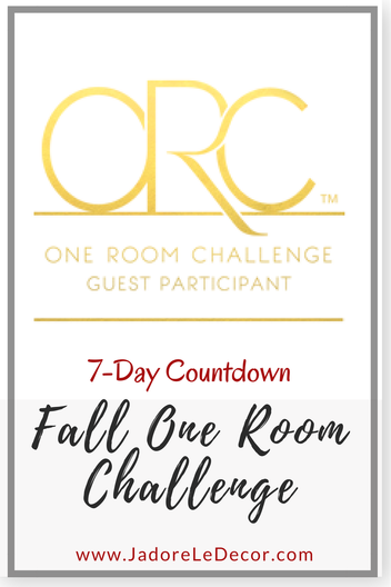 www.JadoreLeDecor.com | One Room Challenge 2017