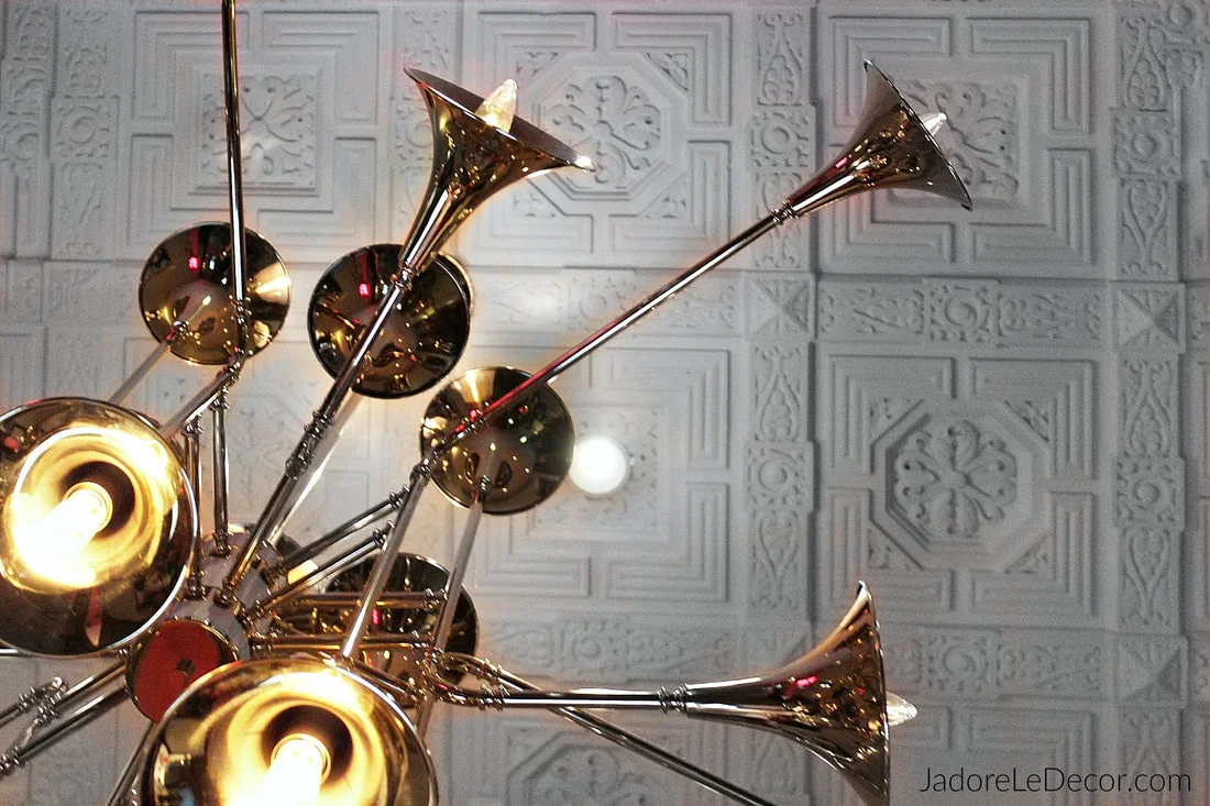 www.JadoreLeDecor.com | Explore unique ways to add a bit of interest to the 5th wall of your rooms.| Ceiling Decor