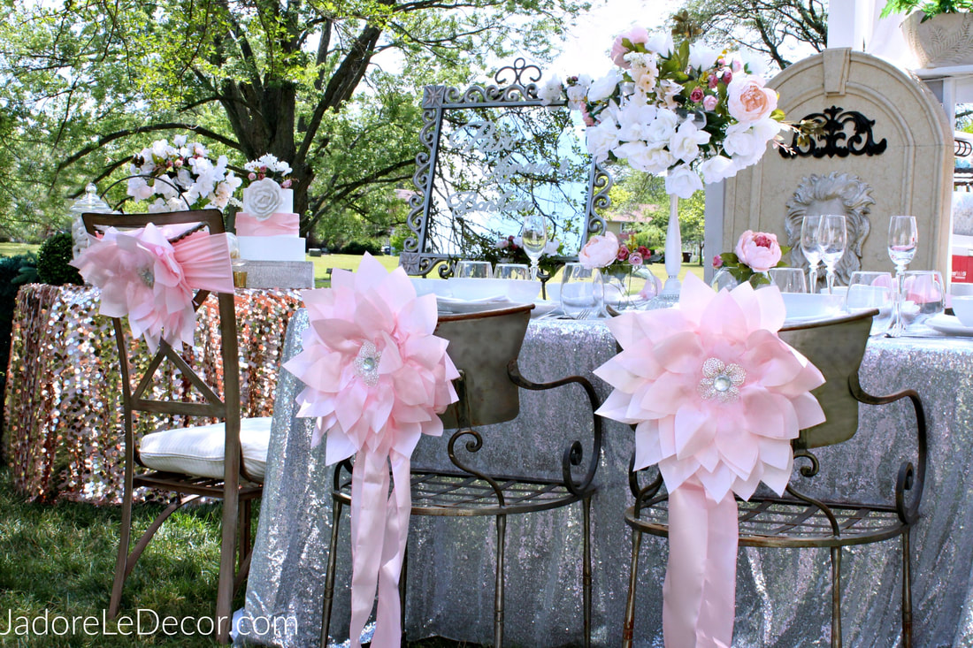 www.JadoreLeDecor.com | This inspiration reception is for all those brides who just can't get enough of the color pink. #thisthingwithpink #pinkbride | Wedding Color Schemes