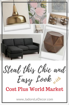 www.JadoreLeDecor.com | Tips - with images - on choosing furnishings for a small first apartment. | First Apartment | Studio Living