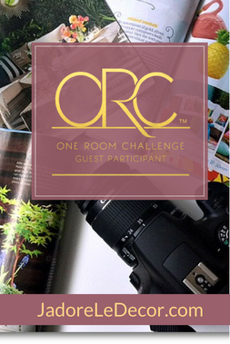 www.JadoreLeDecor.com | Follow along as I attempt my very first participation with One Room Challenge makeover.