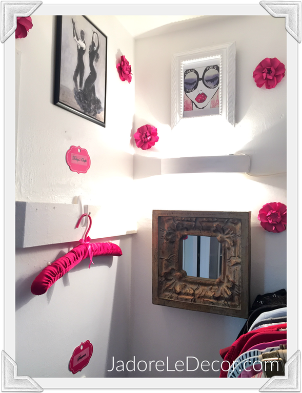 www.JadoreLeDecor.com | Tips for organizing what is probably tiniest, darkest "room" in the home- the closet | Small Closet Organization | Whole House Organization