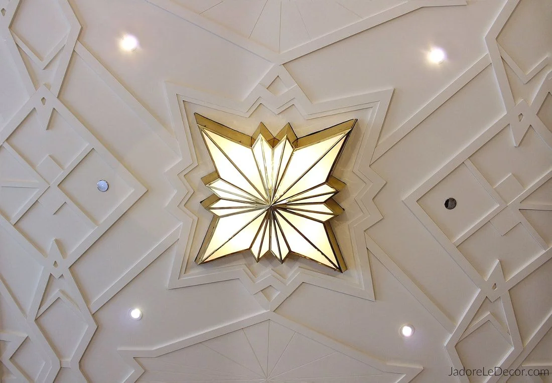 www.JadoreLeDecor.com | Explore unique ways to add a bit of interest to the 5th wall of your rooms.| Ceiling Decor