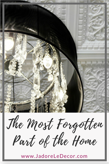 www.JadoreLeDecor.com | Explore unique ways to add a bit of interest to the 5th wall of your rooms.| Ceiling Decor