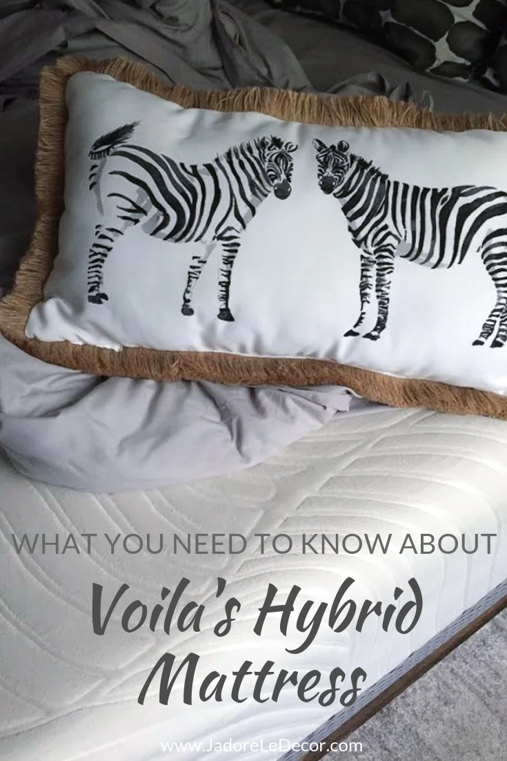www.JadoreleDecor.com | An honest 9-month review of the hybrid mattress Voila
