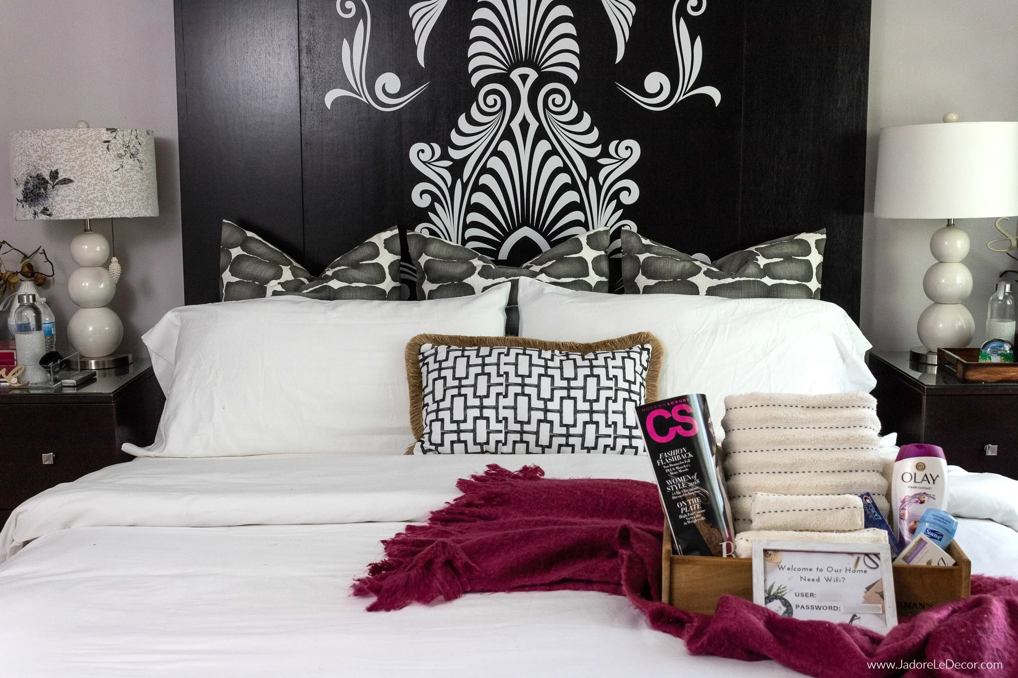 www.jadoreledecor.com | Useful tips on how to host overnight guests without worrying about your stylish home.
