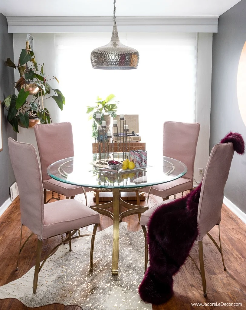www.JadoreleDecor.com | Enjoy this personal reveal of my double room makeover for the One Room Challenge! The theme is “This is Us”.| Living and dining room makeover #oneroomchallenge #orc2018 #jadoreledecor #homelovenetwork