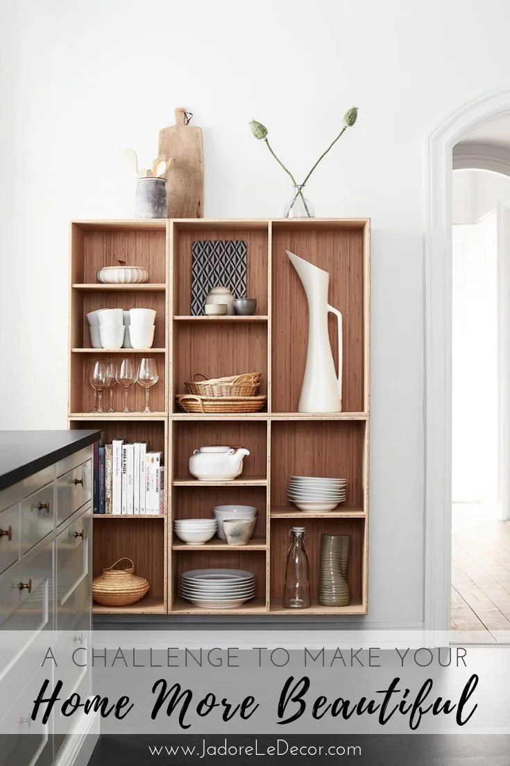 www.jadoreledecor.com | Welcome to my 3rd annual Whole House Organization challenge! One key to a more beautiful home is to create order within it. | Organization | Small space solutions