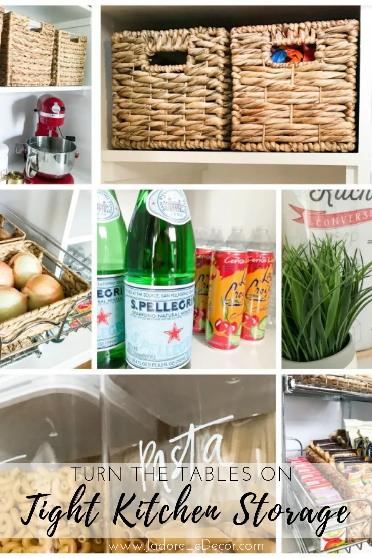 www.jadoreledecor.com | Learn the pitfalls of organizing a small kitchen so that you can have the upper hand | #smallspaceorganization #DIY #smallspaceliving | pantry organization