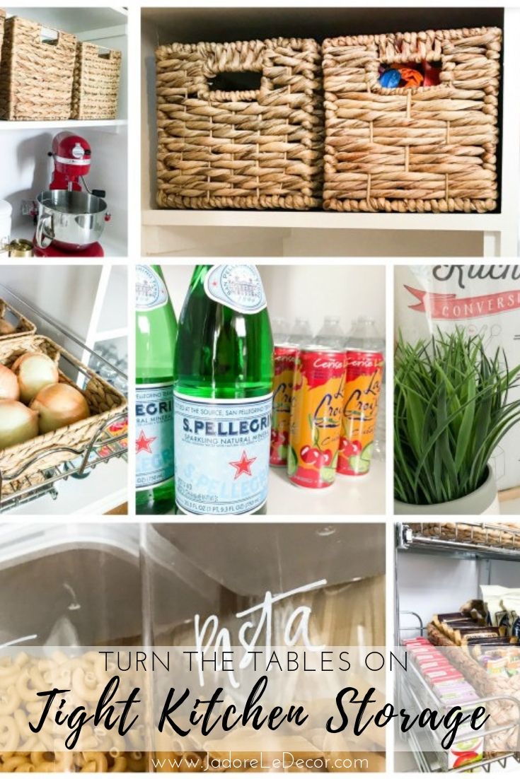www.jadoreledecor.com | Learn the pitfalls of organizing a small kitchen so that you can have the upper hand | #smallspaceorganization #DIY #smallspaceliving | pantry organization