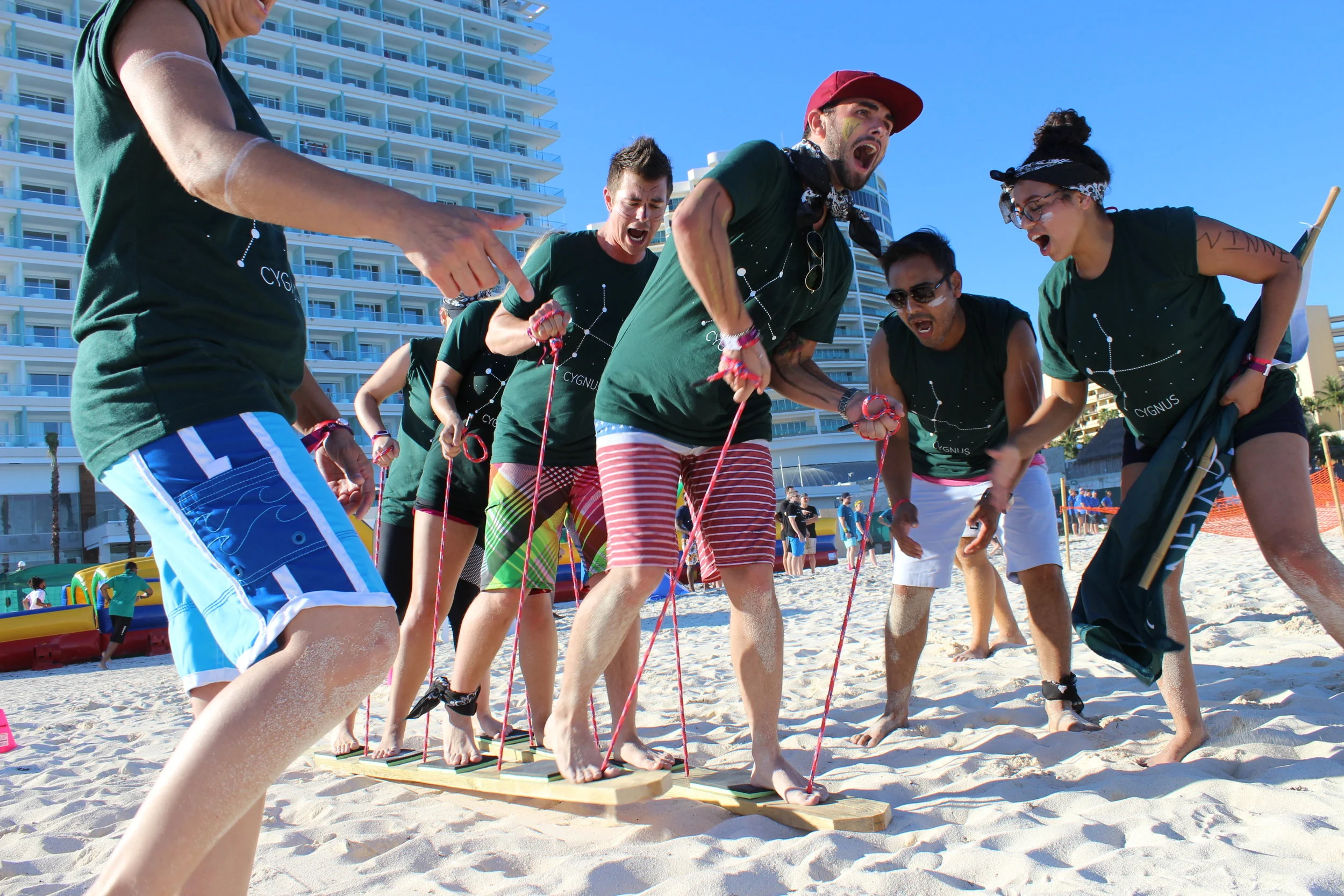 Team shirts for “star” themed team-building games