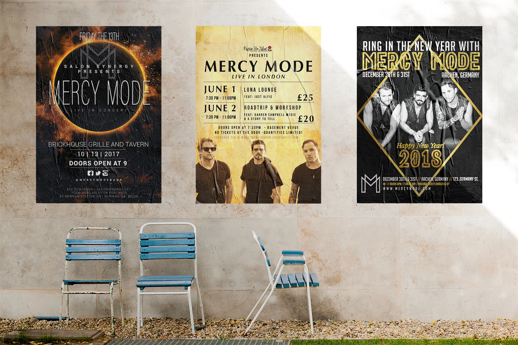 Mercy Mode Concert Posters