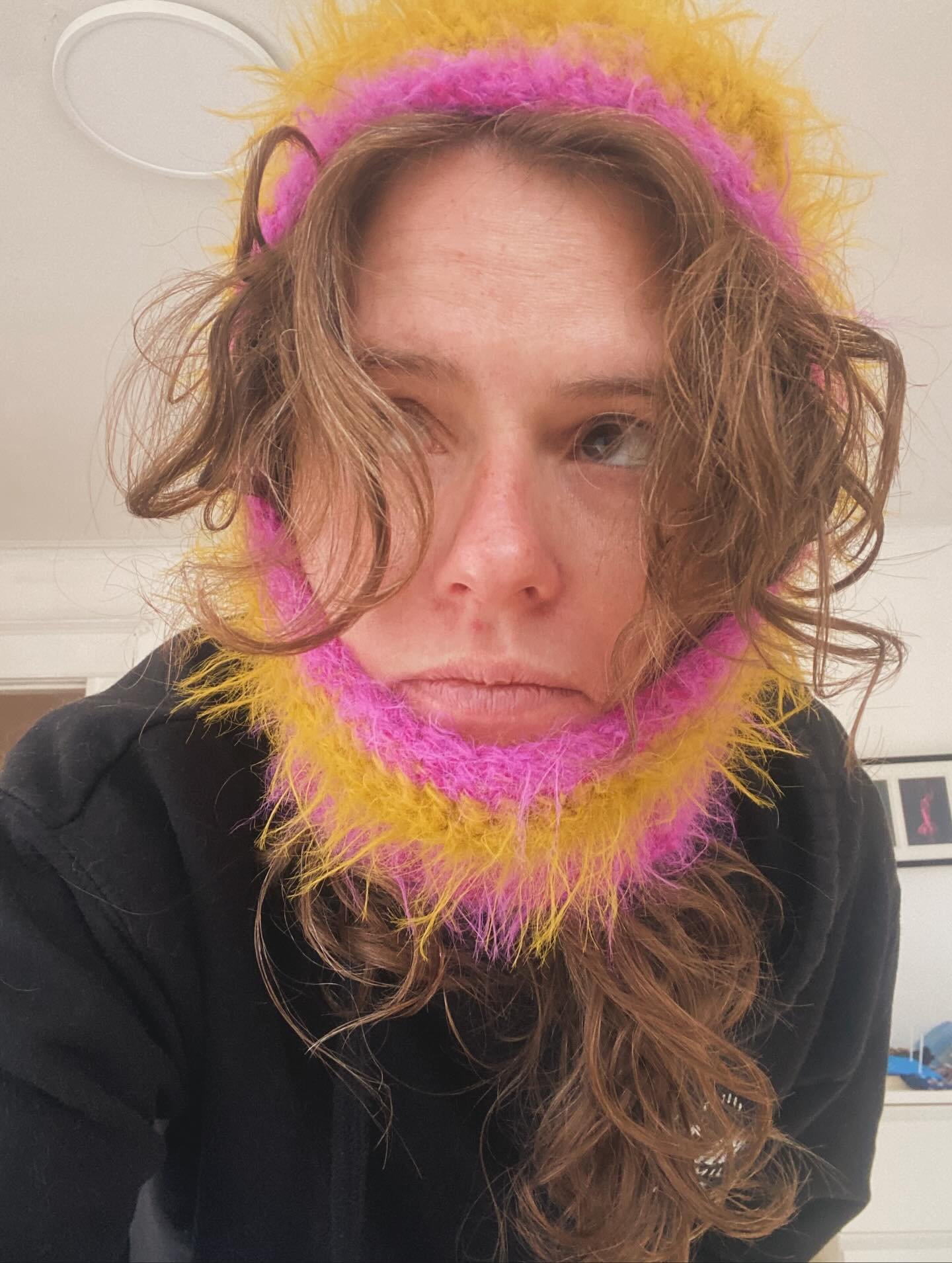 &ldquo;Most stylish balaclava&rdquo; @nolanrockguy 
#grannyAnnie #crochetallday