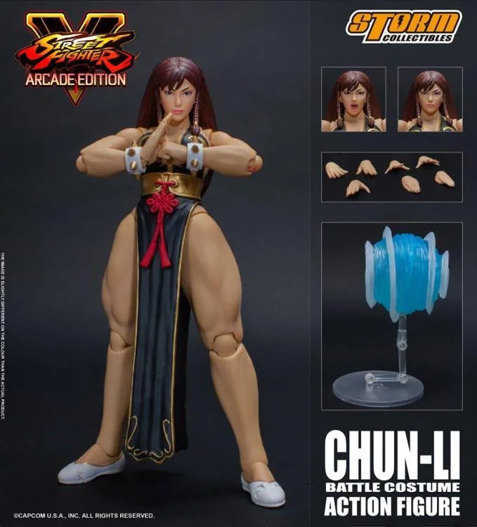 Street Fighter V Chun-Li (Arcade Edition) 1/12 Scale NYCC 2018 Exclusive Figure