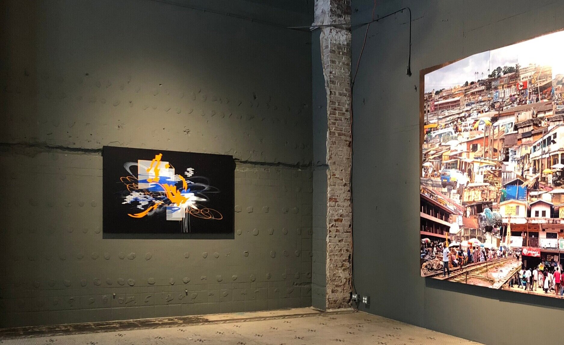 Installation view of exhibition Four Women at Quotidian gallery