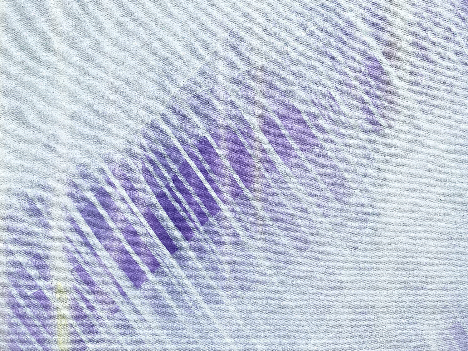 Harmonics , Veda B Kaya, 2020. Acrylic on canvas, 36 x 48 in / 91.44 x 121.92 cm. Detail 1.