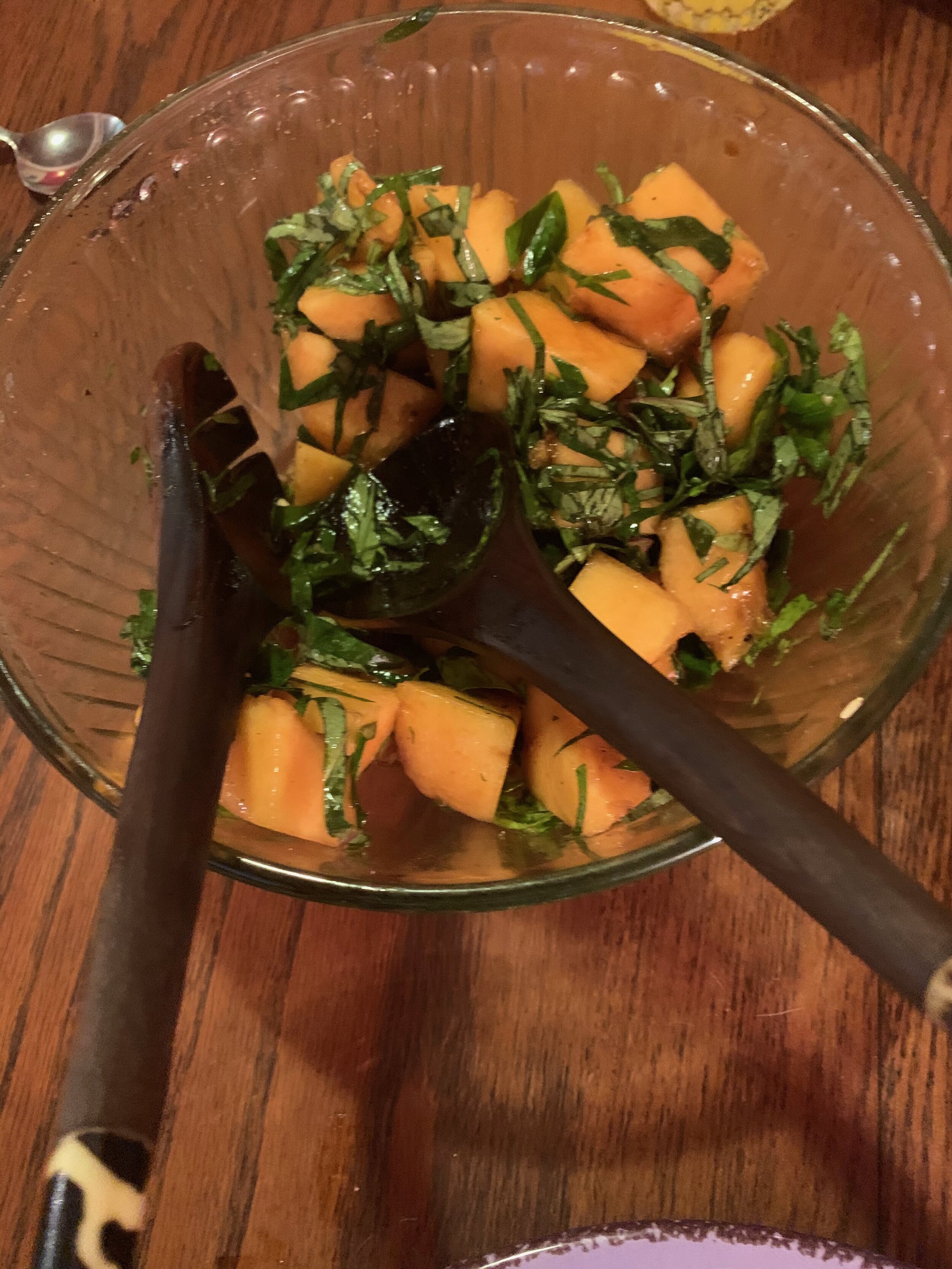 Malone’s Melon Basil Salad