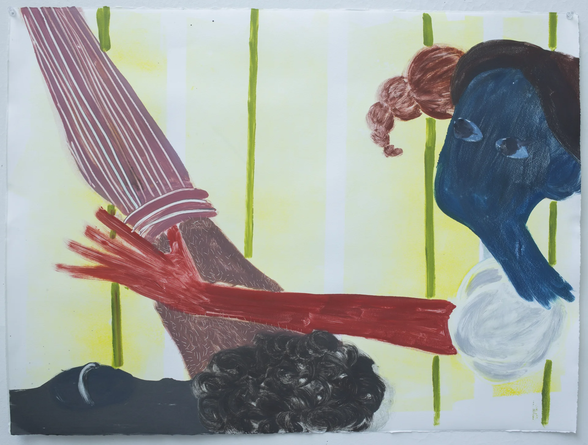 it just feels right 22 x 30 in Monoprint on BFK paper 2015