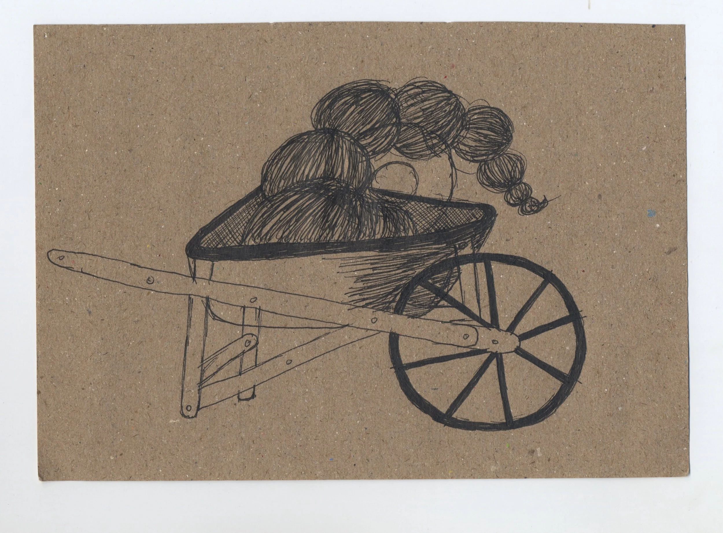 Heap pen & ink on kraft paper 2010