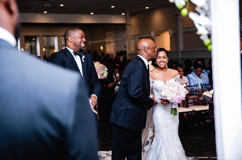 A sweet moment shared between a bride and her father at our venue! 💕 #SmittenWithSoiree
&bull;
&bull;
&bull;
#soireeeventgallery #eventsatsoiree #birminghamwedding #alabamaweddings #birminghambride #alabamabride #wedding