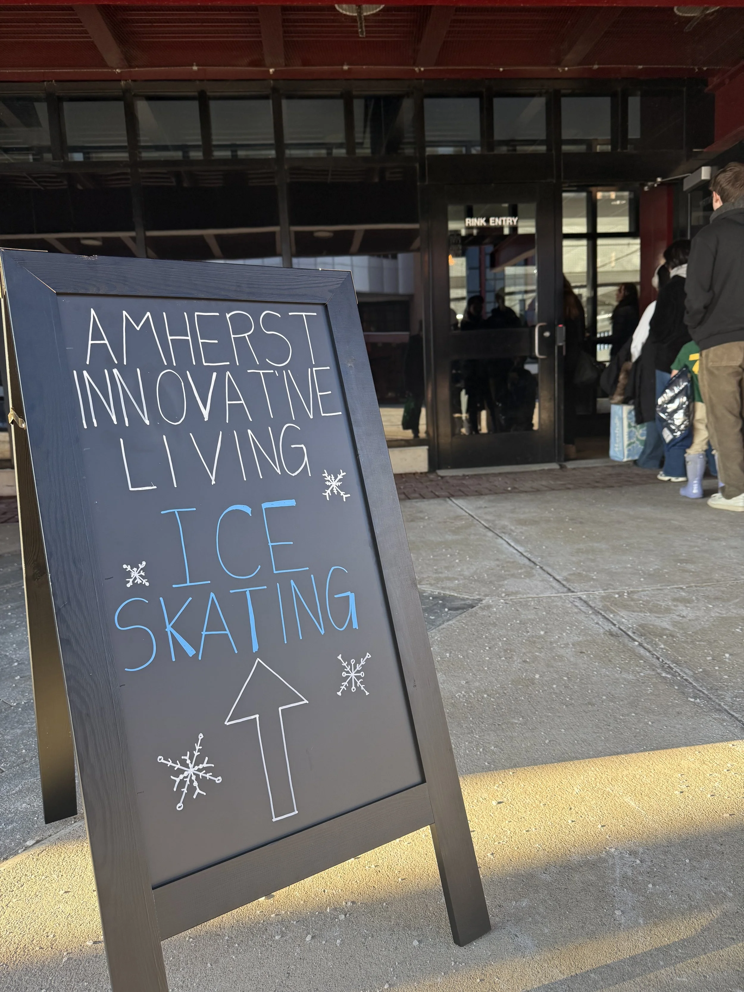 Skating Into Community: Residents Enjoy a Winter Afternoon at UMass Amherst