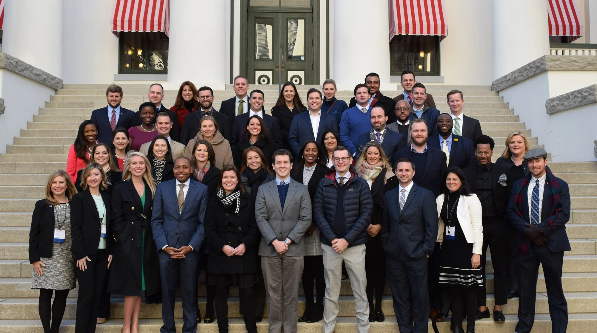 CFL’s executive director , Traci Deen, pictured front row, third from left, with Leadership Florida Connect classmates at Florida’s Historic Capitol in Tallahassee Florida.