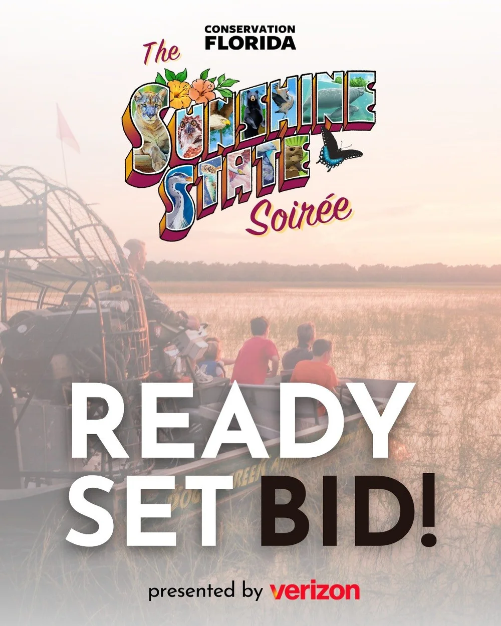 Can't make it to the 𝓢𝓾𝓷𝓼𝓱𝓲𝓷𝓮 𝓢𝓽𝓪𝓽𝓮 𝓢𝓸𝓲𝓻𝓮́𝓮? That's OK! You can make an impact from wherever you are this year!

Our 𝐒𝐈𝐋𝐄𝐍𝐓 𝐀𝐔𝐂𝐓𝐈𝐎𝐍 is now 𝐋𝐈𝐕𝐄 to the public!

Y o u  can bid on Florida-centric items and experience