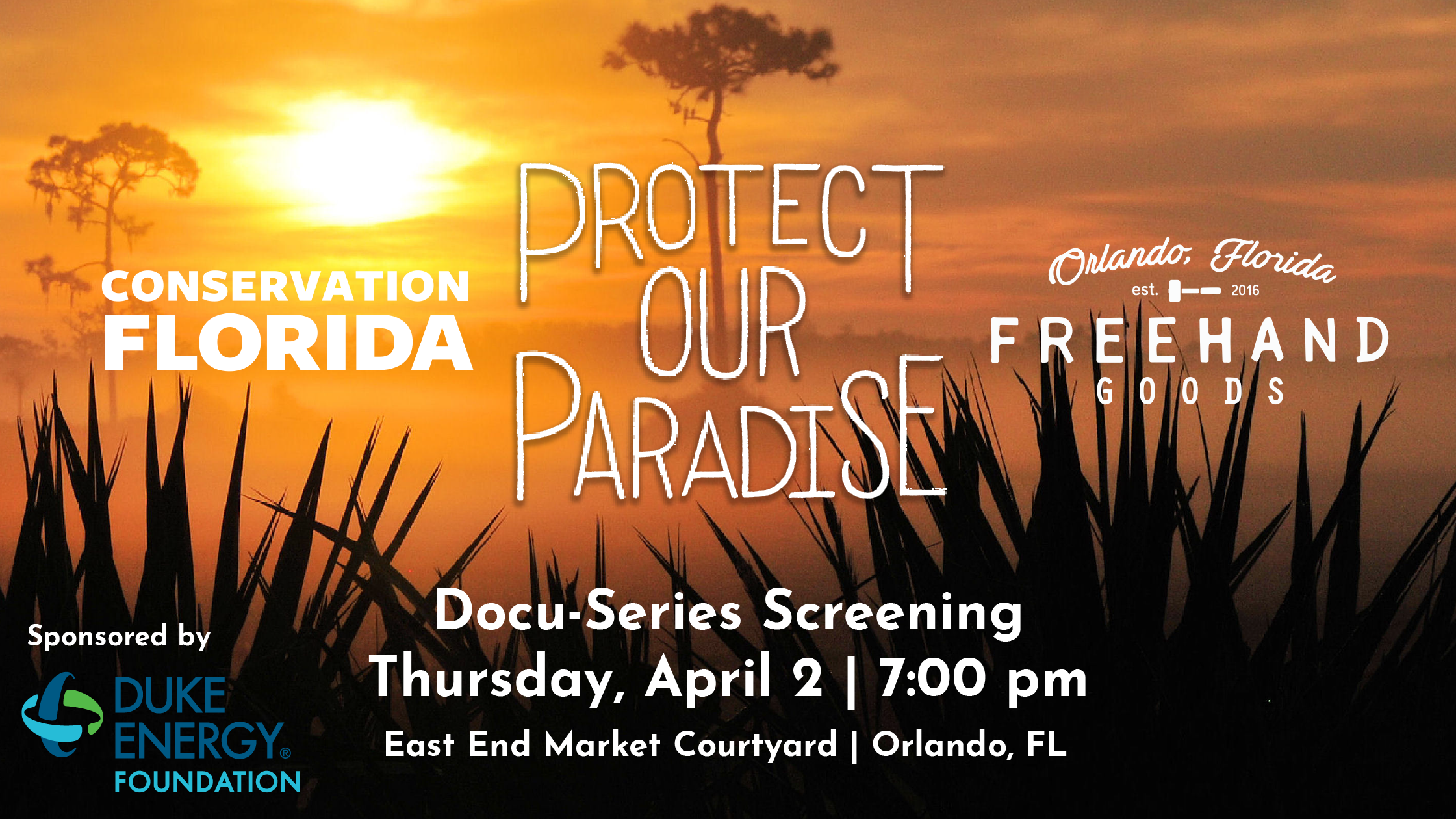 Protect Our Paradise Screening with Freehand Goods