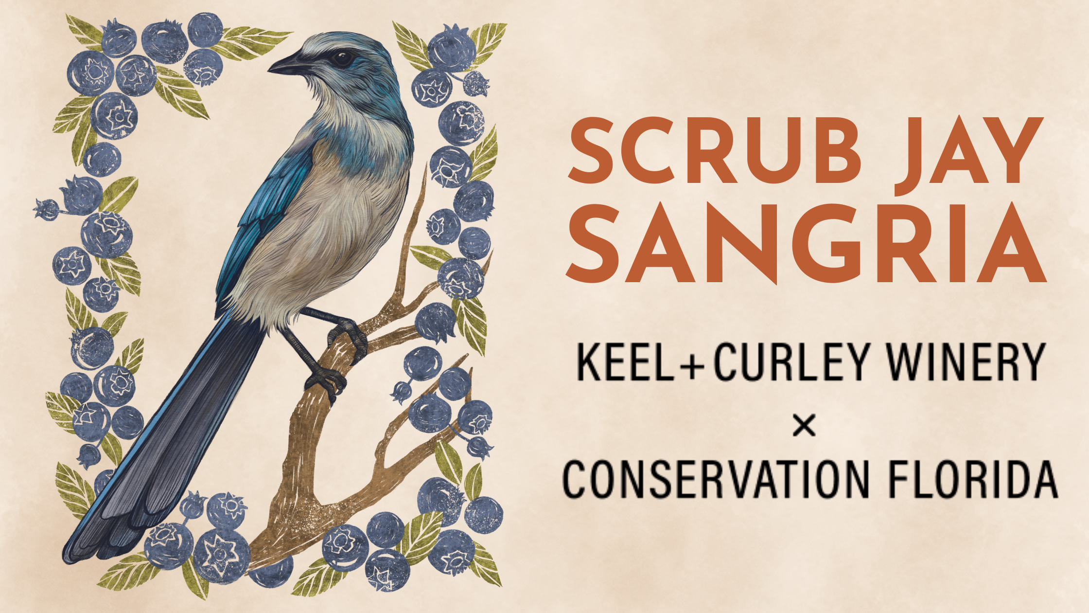 Keels Farms and Conservation Florida Debut Cause-Driven 'Scrub Jay Sangria' at Annual Blueberry Festival